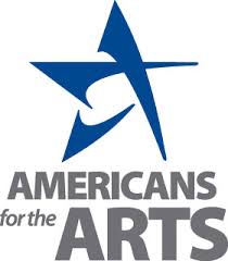 This image depict the American for the Arts Logo, which is an abstract star.